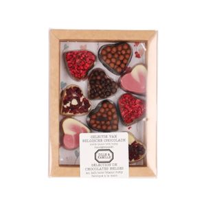 Chocolate hearts, 10 pieces, 170 grams