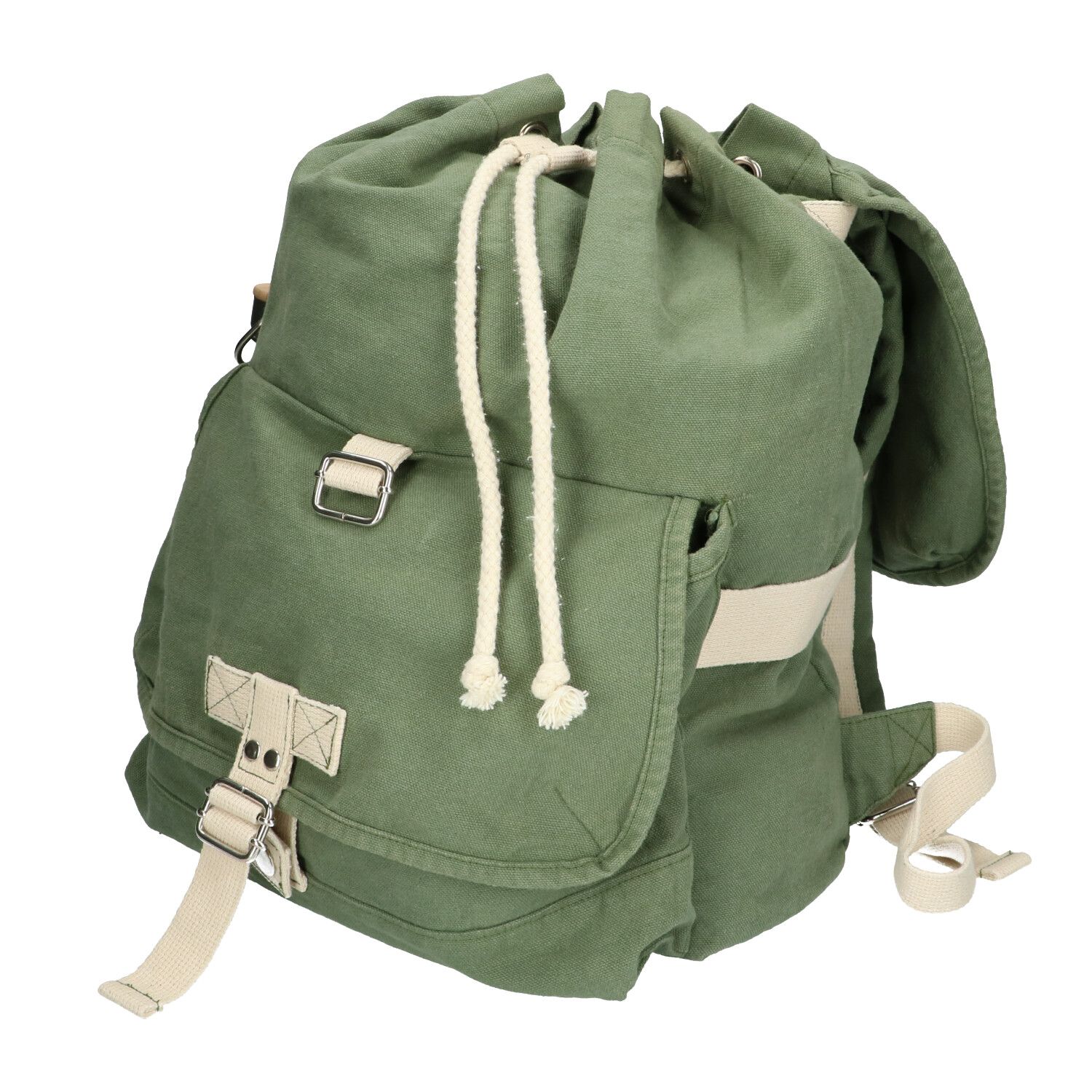 Sac dos coton bio vert for t Sacs cabas chez Dille Kamille