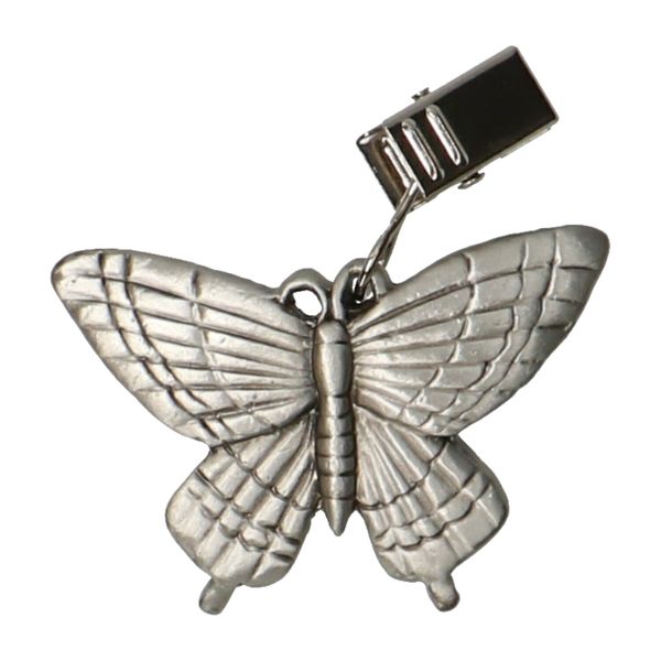 Image of Tafelkleedhanger vlinder, metaal