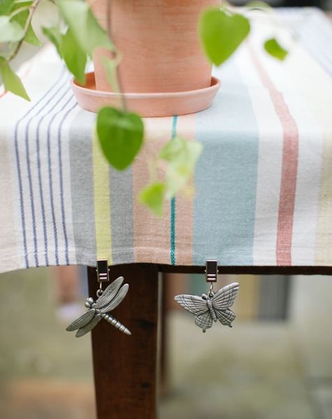 Poids pour nappe avec pince, libellule, métal  Décoration extérieure et de  jardin chez Dille & Kamille