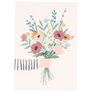 Kaart, bosje bloemen