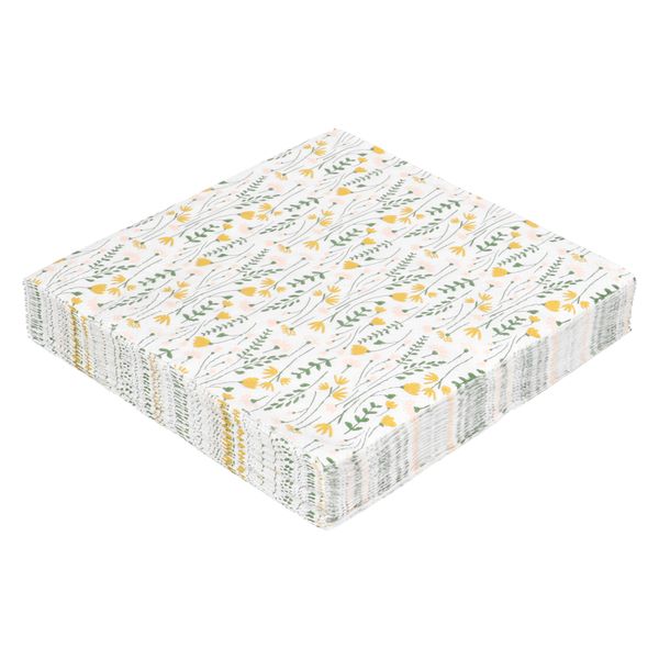 Servetten, papier, veldbloemen, 33 x 33 cm, 20 stuks Servetten, papier, veldbloemen, 33 x 33 cm, 20 stuks