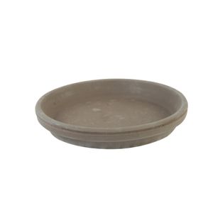 Untersetzer, Terrakotta, grau Ø 18 cm 