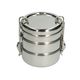 Stacking tins, stainless steel, 3-part, ⌀ 11 cm