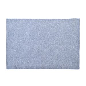 Place mat, cotton, blue spotted, 35 x 50 cm