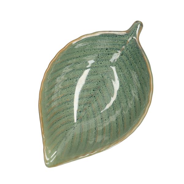Bowl leaf, ceramic, deep