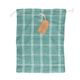 Sachet réutilisable pour fruits & légumes, coton bio, vert, grand