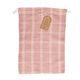 Sachet réutilisable pour fruits & légumes, coton bio, rose, grand