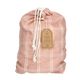Sachet réutilisable pour fruits & légumes, coton bio, rose, grand