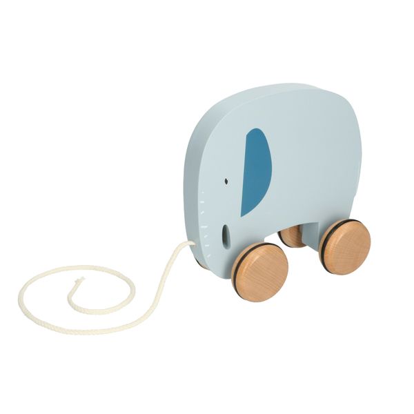 Trekfiguur olifant, hout, 12m+