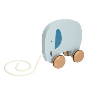 Elephant pull-along toy, wood, 12+ months