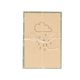 Kaarten met envelop, dungpapier, 4 stuks