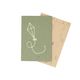 Kaarten met envelop, dungpapier, 4 stuks