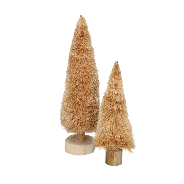 Borstelfiguur kerstboom, groot