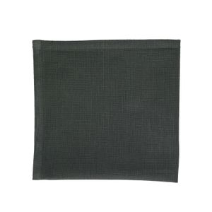 Serviette, Bio-Baumwolle, dunkelgrün meliert, 40 x 40 cm