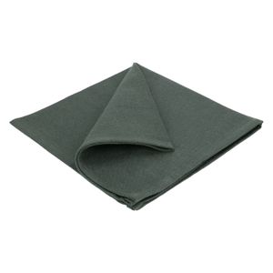 Serviette de table, coton bio GOTS, vert foncé, 40 x 40 cm Serviette de table, coton bio GOTS, vert foncé, 40 x 40 cm