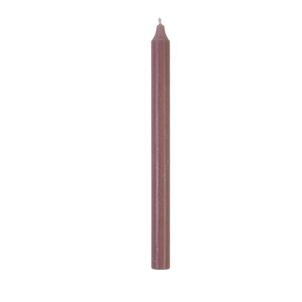 Dinner candle, dusky pink, 27 cm