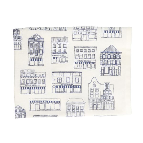 Torchon Coton Jacquard Français - Motif Paris Lumières De Nuit - 50 X 70 Cm - Fabriqué En France - Oeko-Tex