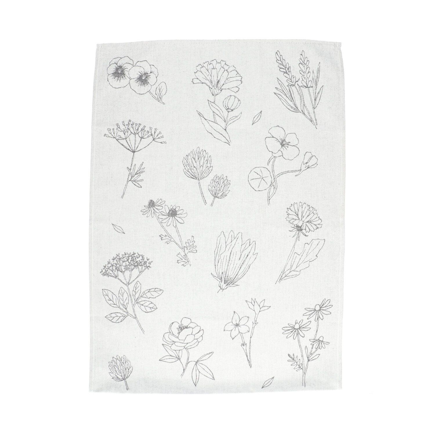 Half A Donkey Geschirrtuch Italien-Design – 47x65 Cm, 100% Baumwolle, Bunt Bedruckt, Maschinenwaschbar