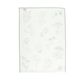Tea towel, cotton, green/white with flower pattern