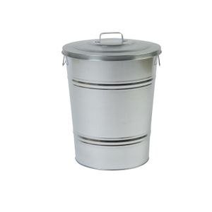 Tapering dustbin, zinc, 40 l
