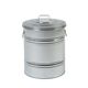 Poubelle, modèle droit, zinc, 30 L