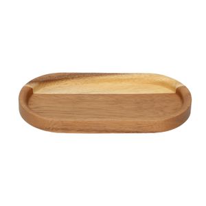 Serving tray, acacia wood, 19 x 10 cm 