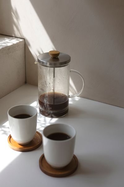 French Press, rostfreier Stahl, Tee/Kaffee, 600ml