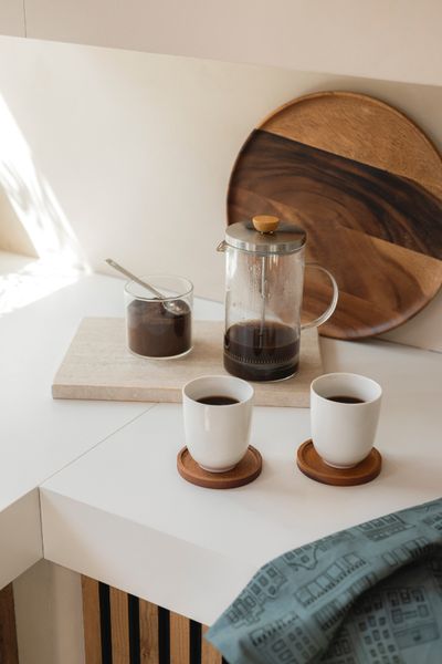 French Press, rostfreier Stahl, Tee/Kaffee, 600ml