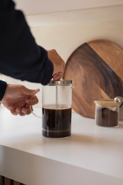 French Press, rostfreier Stahl, Tee/Kaffee, 600ml