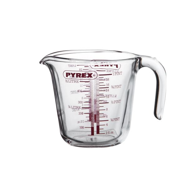 Image of Maatbeker Pyrex, glas, 0,5 liter