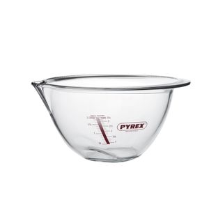 Pyrex mixing bowl, glass, 2 litres