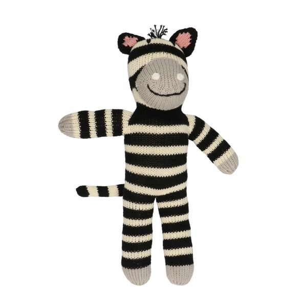 Knuffelbeest zebra, katoen, 0+