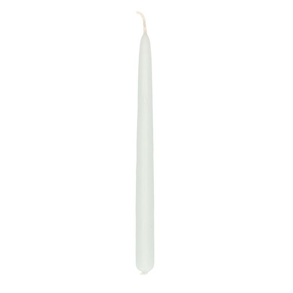 Kaarsjes smal, lichtblauw, 17 cm, 10 stuks