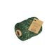 Fil lurex, coton, vert foncé, 50 m