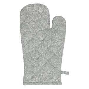 Oven glove, organic cotton, grey mottled