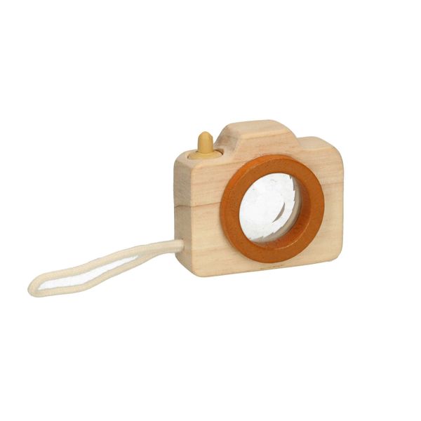 Image of Mini camera, rubberhout, 3+