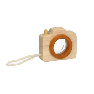 Mini camera, rubberwood, 3+