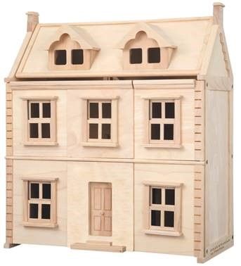 Houten poppenhuis, 73 x 64 cm