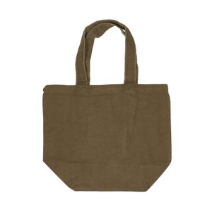 Shopping bag, organic cotton, dark green, 44 x 35 cm