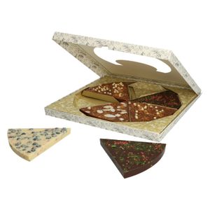 Pizza' van chocolade: 'quattro stagioni di cioccolato', 500 gram