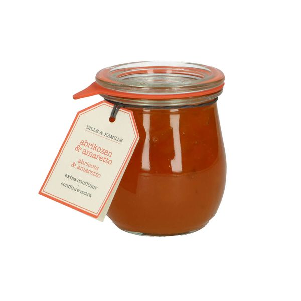 Extra-confituur, abrikozen & amaretto, 250 gram