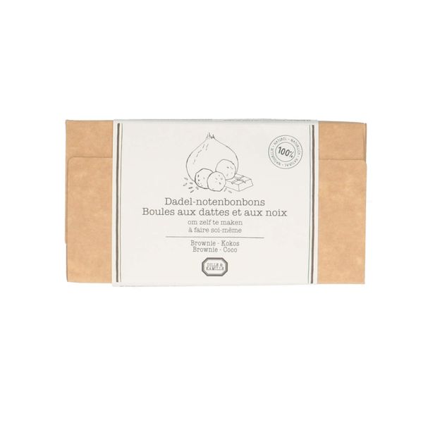 Dadel-notenbonbons om zelf te maken, brownie & kokos, 159 g