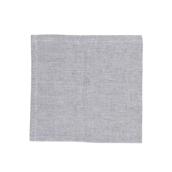 Serviette de table, coton bio GOTS, bleu, 40 x 40 cm
