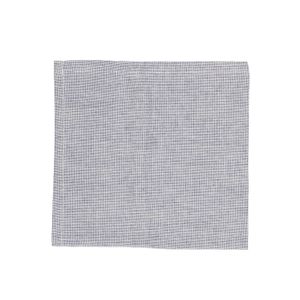 Serviette, Bio-Baumwolle, blau/weiß meliert, 40 x 40 cm