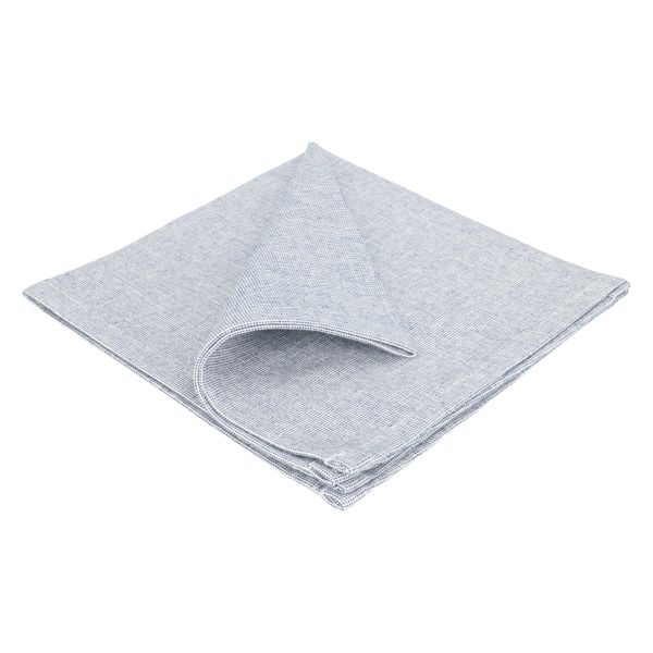 Serviette de table, coton bio GOTS, bleu, 40 x 40 cm Serviette de table, coton bio GOTS, bleu, 40 x 40 cm