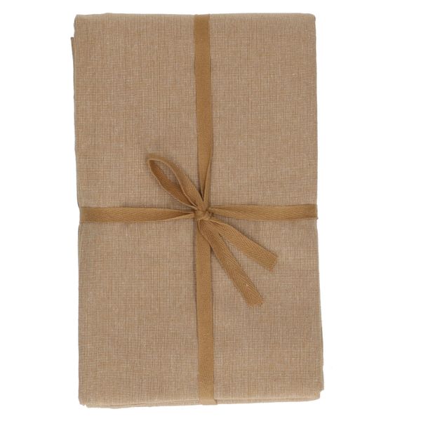 Tafelkleed, GOTS bio-katoen, zand, 145 x 300 cm