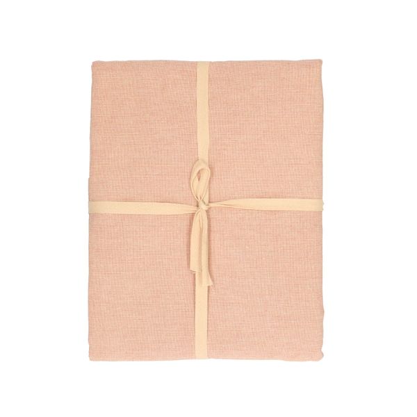 Tafelkleed rond, GOTS bio-katoen, sienna,Ø 180 cm