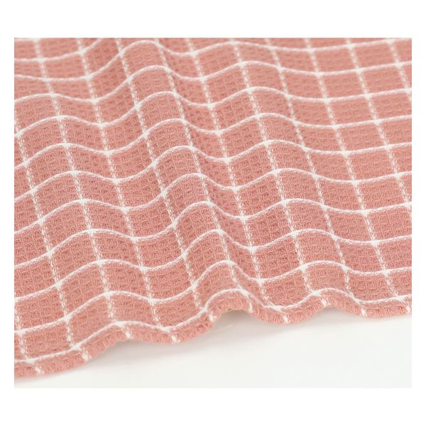 Lavette, coton bio, vieux rose/blanc, à carreaux Lavette, coton bio, vieux rose/blanc, à carreaux