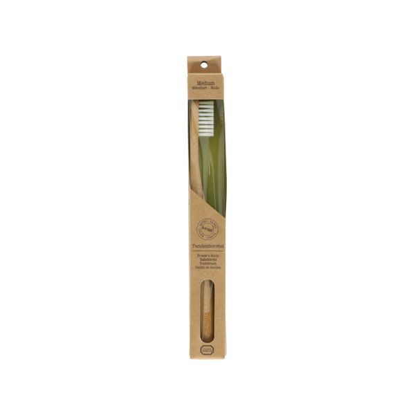 Toothbrush, bamboo, medium